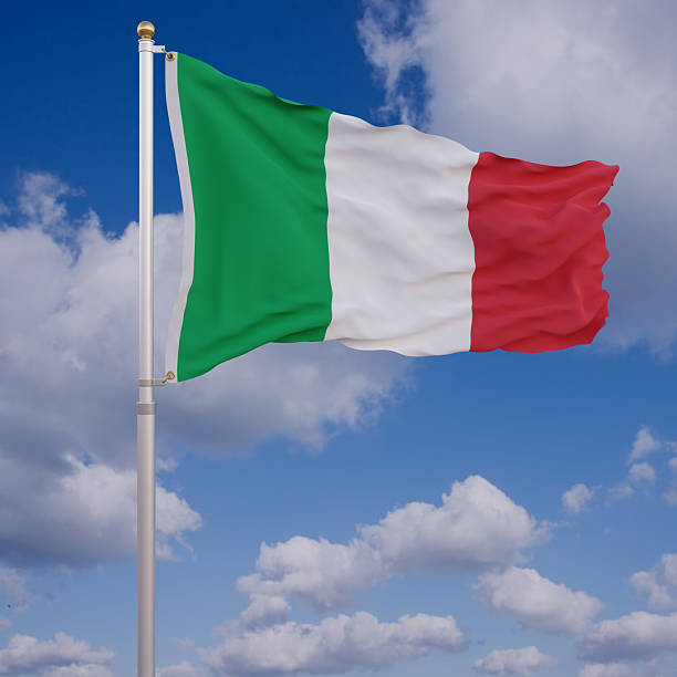 istock Waving Flag of Italy 2251114578