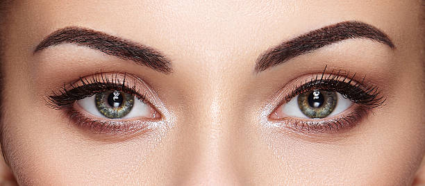istock Beautiful female eyes with long eyelashes 2251121571