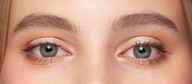 istock Beautiful female eyes with long eyelashes 2251121587
