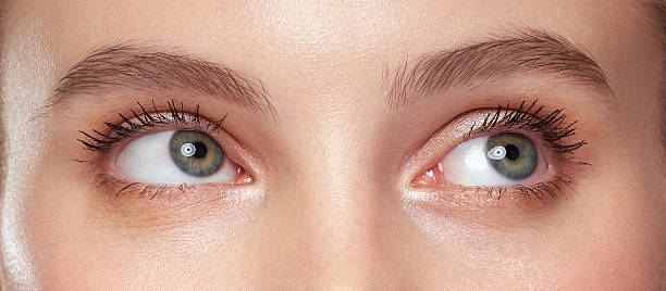 istock Beautiful female eyes with long eyelashes 2251121616