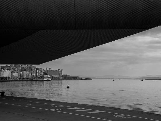 istock The city skyline from under a bridge 2251121736