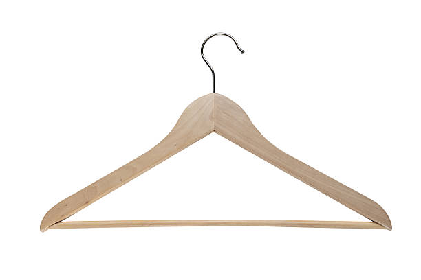 istock wooden clothes hanger isolated on white background 2251126835