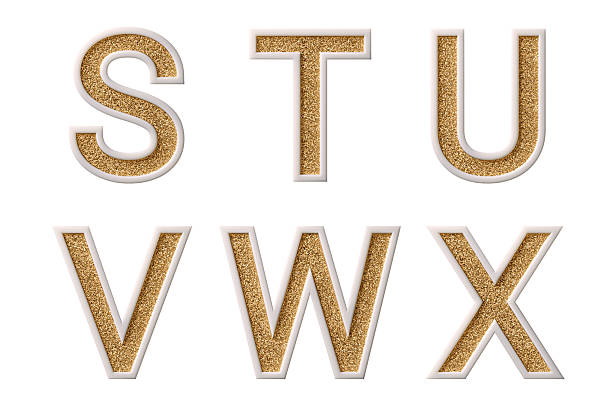 istock Candle wax letters with shiny gold coating inside 2251131496