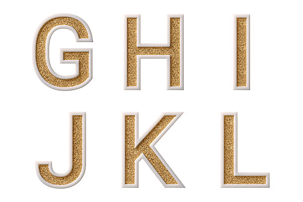 istock Candle wax letters with shiny gold coating inside 2251131502