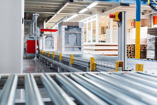 istock Automated Conveyor System in Modern Factory 2251133755