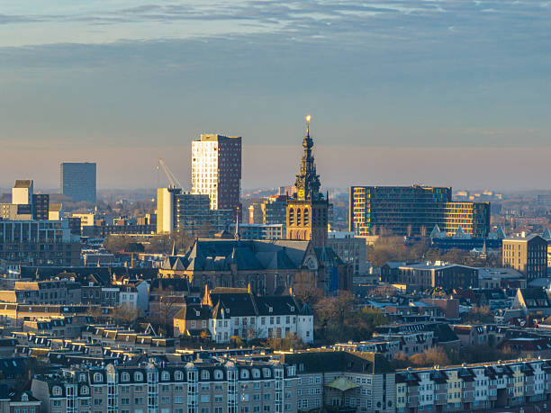 istock Nijmegen skyline at the river Waal during sunrise 2251134310
