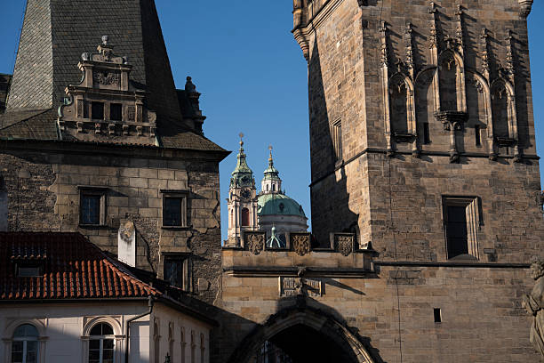 Charles Bridge and its statues, Prague, Czech Republic.
