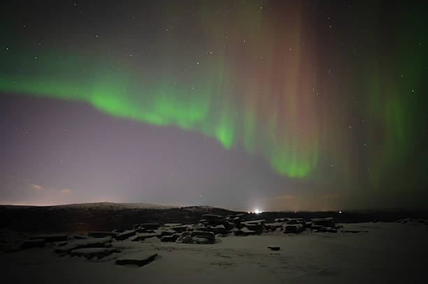 istock Aurora Borealis Dancing Across Arctic Night Sky 2251147754