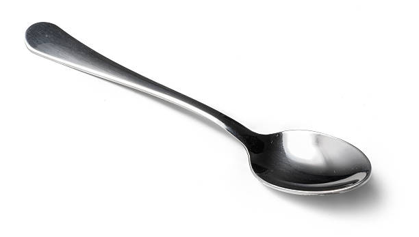 istock Stainless cutlery spoon isolated on white background 2251158062