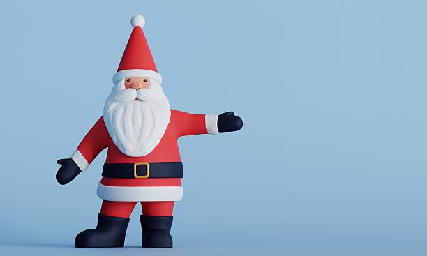 istock Santa Claus pointing with hand to the side direction 2251158507