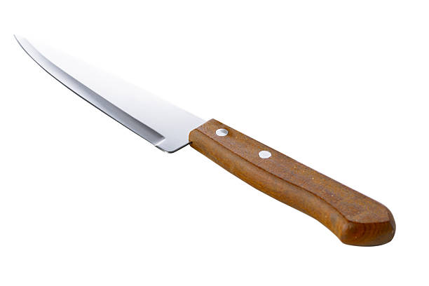 istock New metal knife isolated on white background 2251159052
