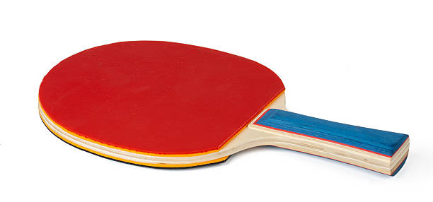Table tennis racket isolated on white background