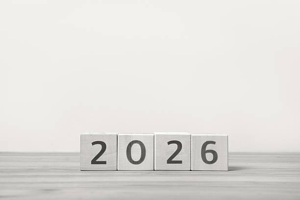 istock New Year 2026 postcard in colors Cloud Dancer 2251162319
