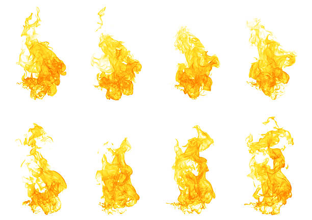 istock flame blaze at night, fire sizzling. set fire flame isolated white background. motion design, burst effect, cinematic explosion scenes, heat energy concepts in torch. heat texture, burn in the grill. 2251164092