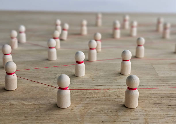 istock Studying social connections with artificial intelligence. Contacts between participants, employees, and the community concept 2251170272