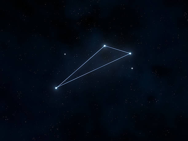 istock Octans constellation in the night sky. Astrological image with a sign. 2251171314