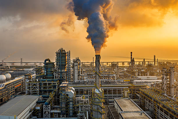 istock Chemical plant environmental pollution 2251178596