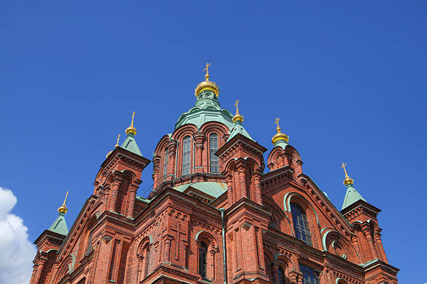 Close-up from Uspenski Cathedral in Helsinki - Finland, July 23 2023