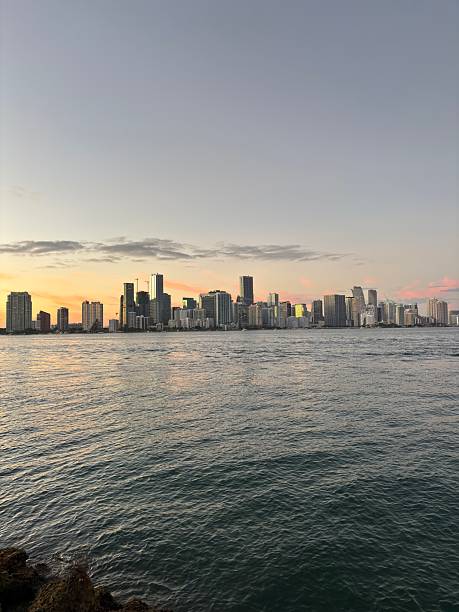 istock Miami Sunset City View 2251179141