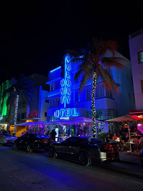 istock Ocean Drive Miami Night View 2251179212