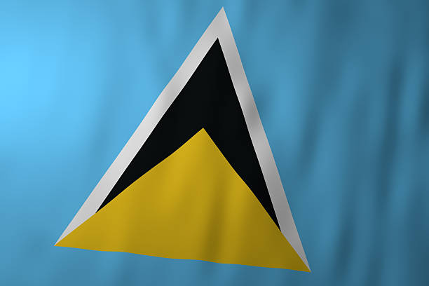 Bridgetown, Barbados: flag of Barbados (known as The Broken Trident) was adopted on November 30, 1966. The flag was designed by Grantley W. Prescod. His design was selected from 1,029 entries in a public, national competition run by the Barbadian government - The national flag of Barbados is colored ultramarine blue, golden yellow and ultramarine blue. In the middle is a black trident of the sea god Neptune with a broken shaft. It symbolizes the island's independence after British colonial rule and is derived from the old colonial coat of arms. At the same time, it demonstrates Barbados' connection to the sea. Each tip of the trident symbolizes one of the principles of democracy: government of the people, for and by the people. The color ultramarine blue symbolizes the sky (left stripe) and the ocean (right stripe), the golden color symbolizes the sand of the beaches of Barbados - Barbadian Flag.