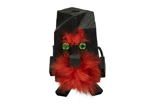 black German incense smoker (GDR) isolated