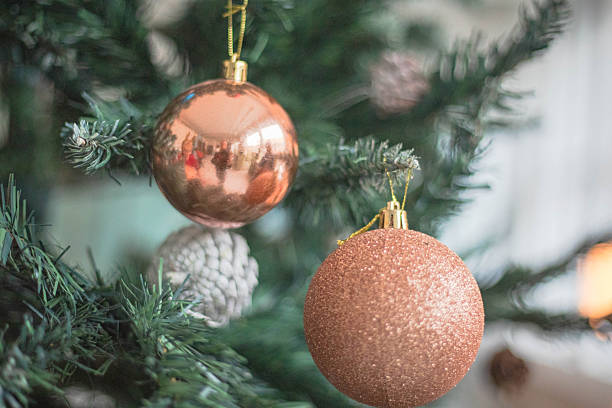 istock Decorated Christmas tree with ornaments, part 2251183128