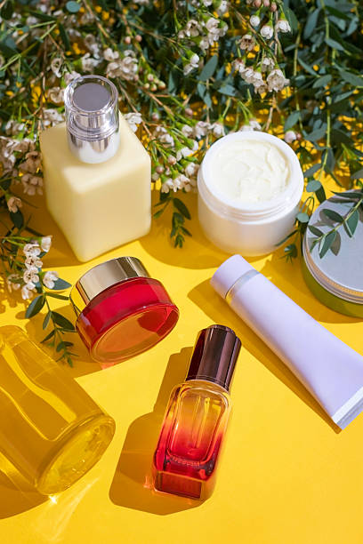 Body care cosmetics: body oil, body serum, body cream, deodorant, hand cream.