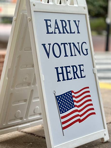 istock In-Person Early Voting Sign 2251190459