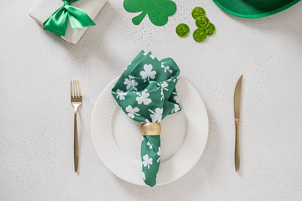istock Saint Patricks day festive table flat lay 2251192658