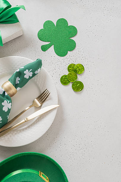 istock St Patricks day lucky symbols flat lay 2251192667