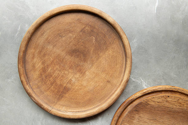 istock Rustic Wooden Tray.  Kitchen and Food Serving Board 2251195058