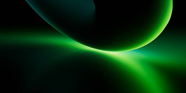 istock abstract minimalist background. Dynamic neon arc converges with a luminous path for high‑impact dramatic feel. 3d render illustration. 2251198955