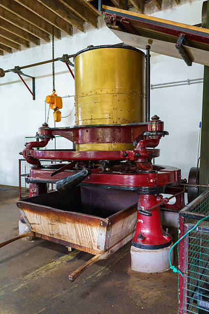istock Vintage Tea Processing Machine in Historic Factory 2251203910