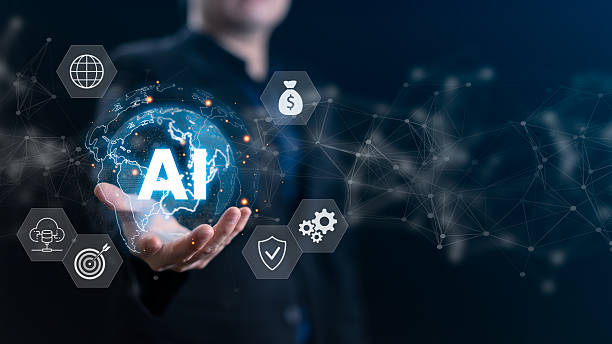 istock Business professional holds a glowing AI globe, symbolizing global technology, automation, finance innovation, cloud computing, security solutions, and digital transformation in modern business. 2251213163