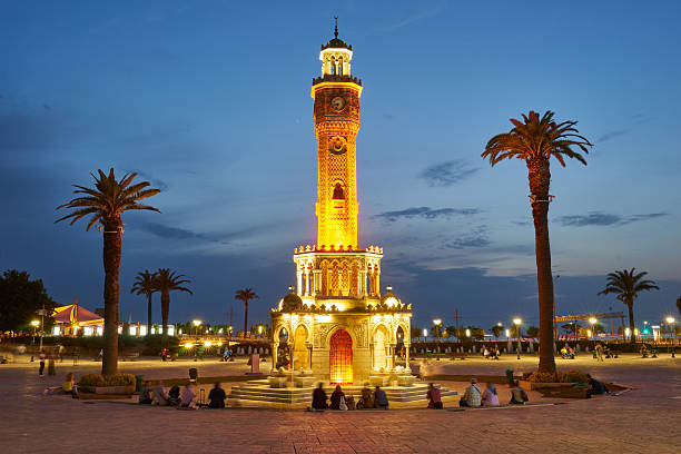 istock Famous traditional Clock Tower in Izmir, Turkey 2251214661