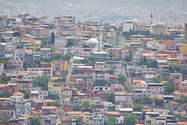 istock Izmir City panoramic view from building in city. 2251214777