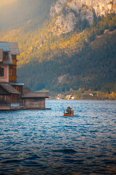 Boat at the Hallstatt, Austria