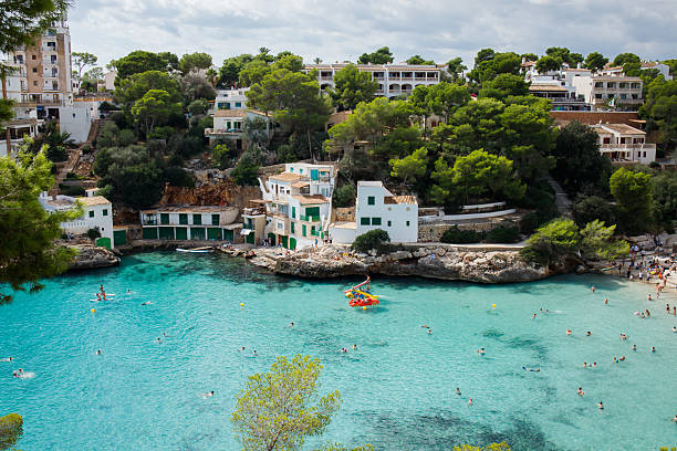 istock Cala Santanyi bay beach panoramic view in sunny day. Mallorca island in Spain. 2251229708