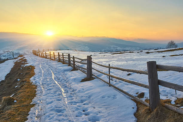 istock Beautiful winter landscape in mountains 2251235815