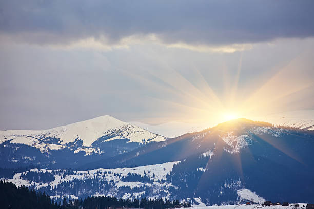 istock Beautiful winter landscape in the mountains. 2251235954