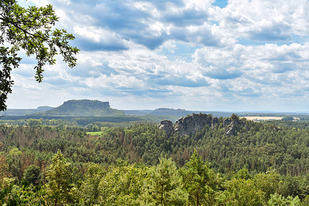 istock Bastei Landscape with Dramatic Sandstone Rock Formations in Saxon Switzerland, Germany 2251237587