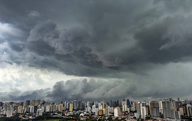 istock Intense rain across the city. 2251240347