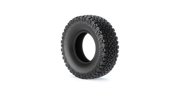 istock 3D Winter Tire Isolated on White — Photorealistic Product Render 2251248680