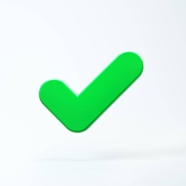 istock Green Checkmark Icon – 3D Tick on Light Background 2251249592
