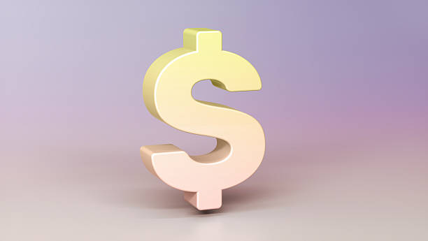 istock Pastel 3D Dollar Sign on Soft Gradient Background — Financial Symbol Illustration 2251250287