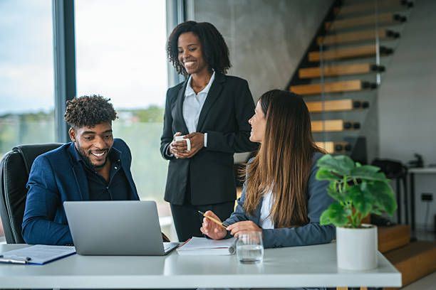 istock Diverse business team collaborating during an office meeting 2251256723