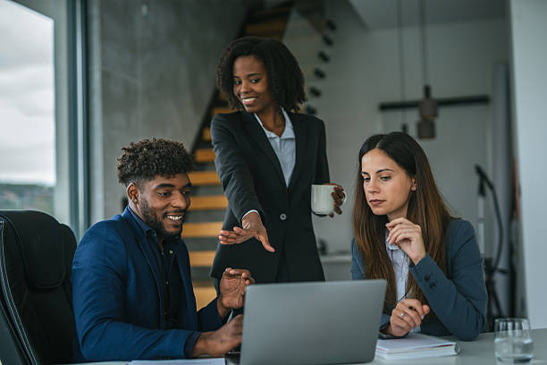 istock Diverse business team collaborating during an office meeting 2251256765