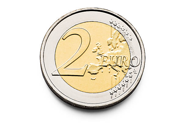 istock 2 Euro Coin, macro isolated on white 2251257018