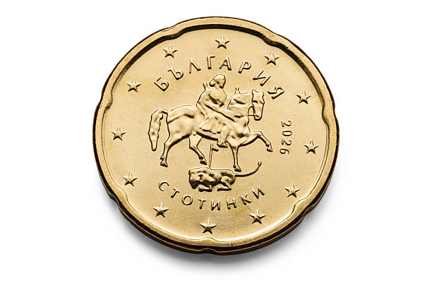 Collection of a variety of European Union coins.